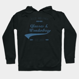 Glasses and Wonderboy (blue) Hoodie